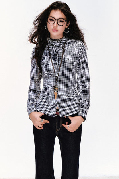 Temperament Waist Slimming Fashion Top