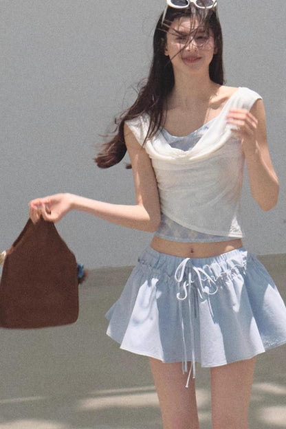 Rising Check Slim-Fit T-Shirt