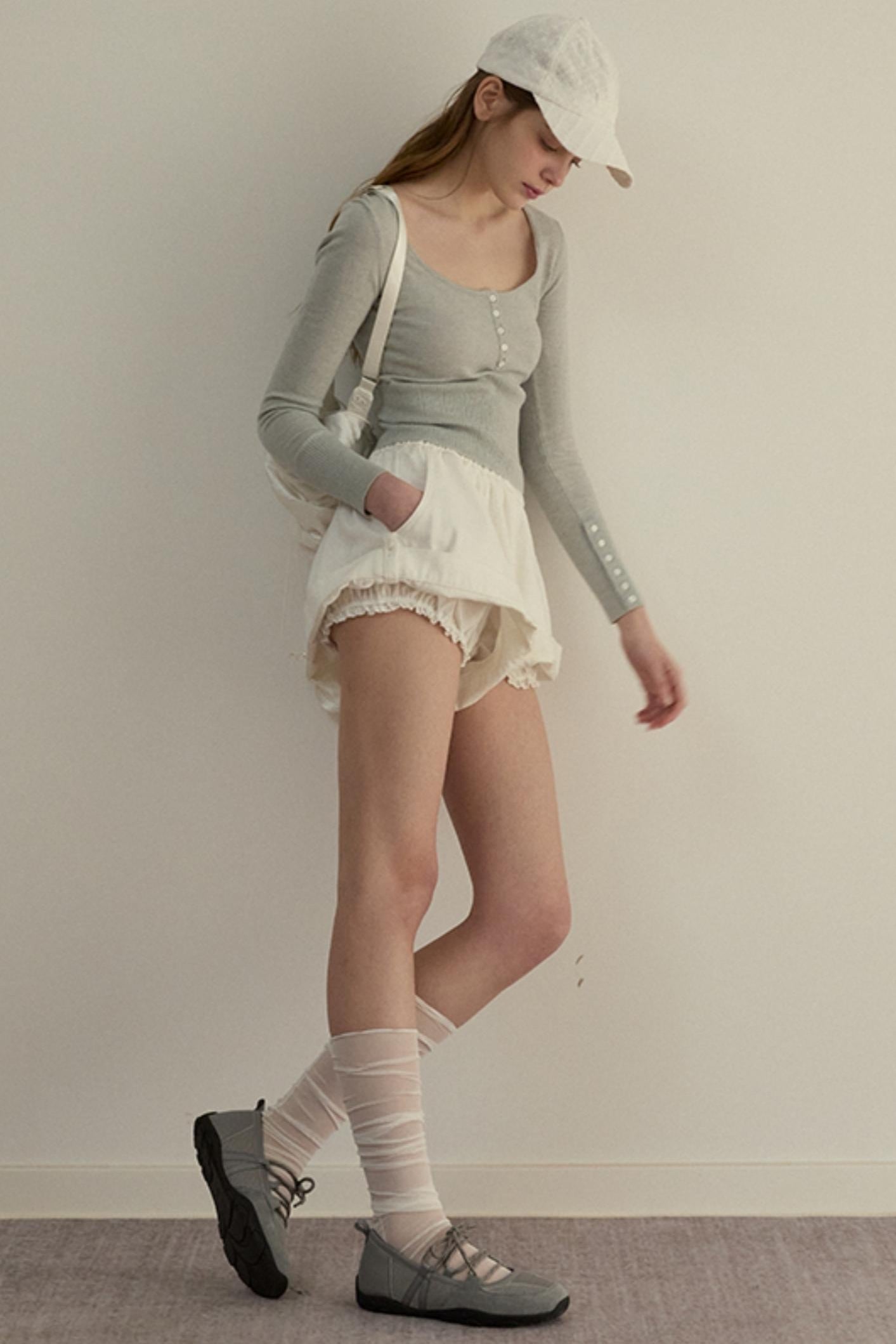 Chill White High-Waist Pants