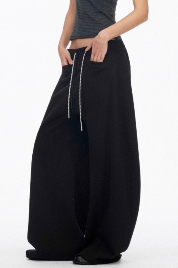 Classic Wide-Leg Fleece Sweatpants
