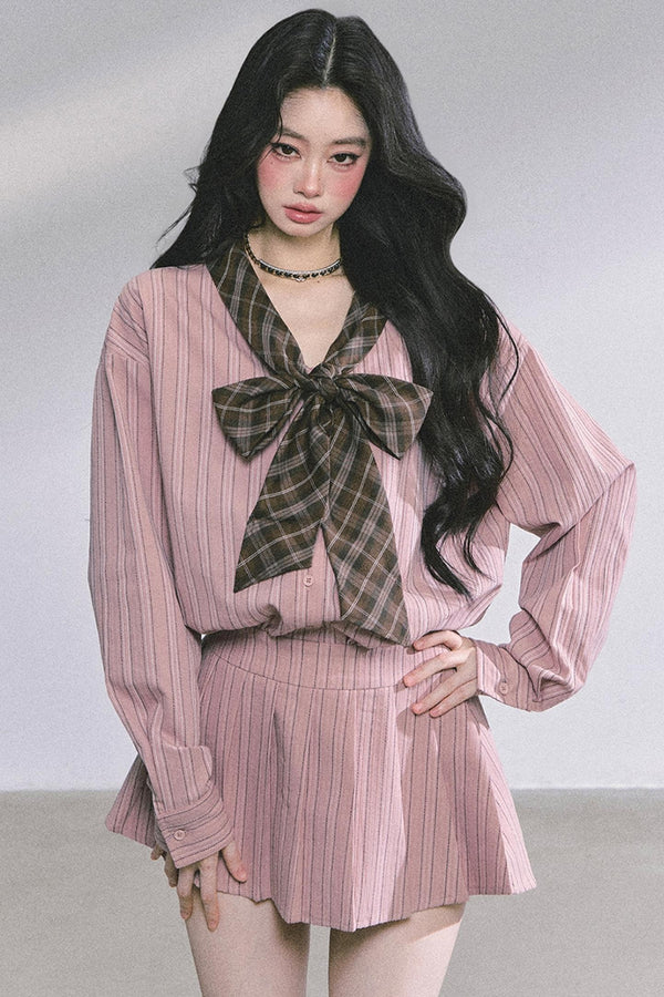 Hailey Miu Stripe Dress