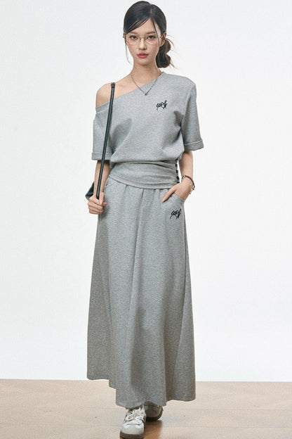 Urban Casual High Rise Skirt Set-Up