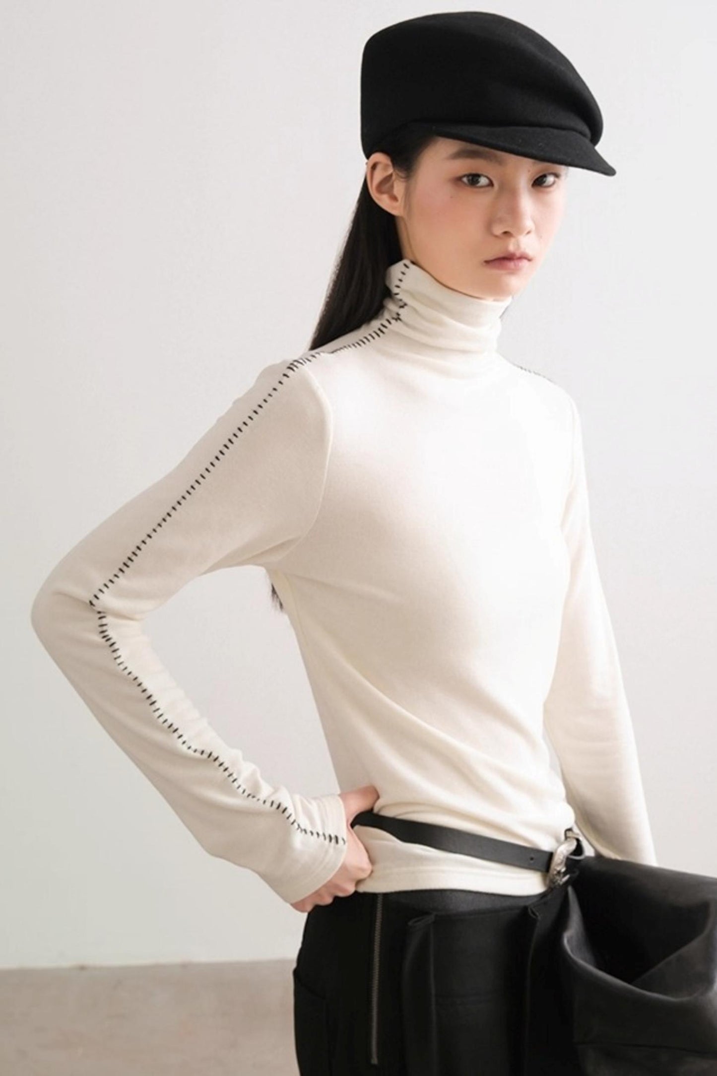 Soft Wool Newsboy Hat