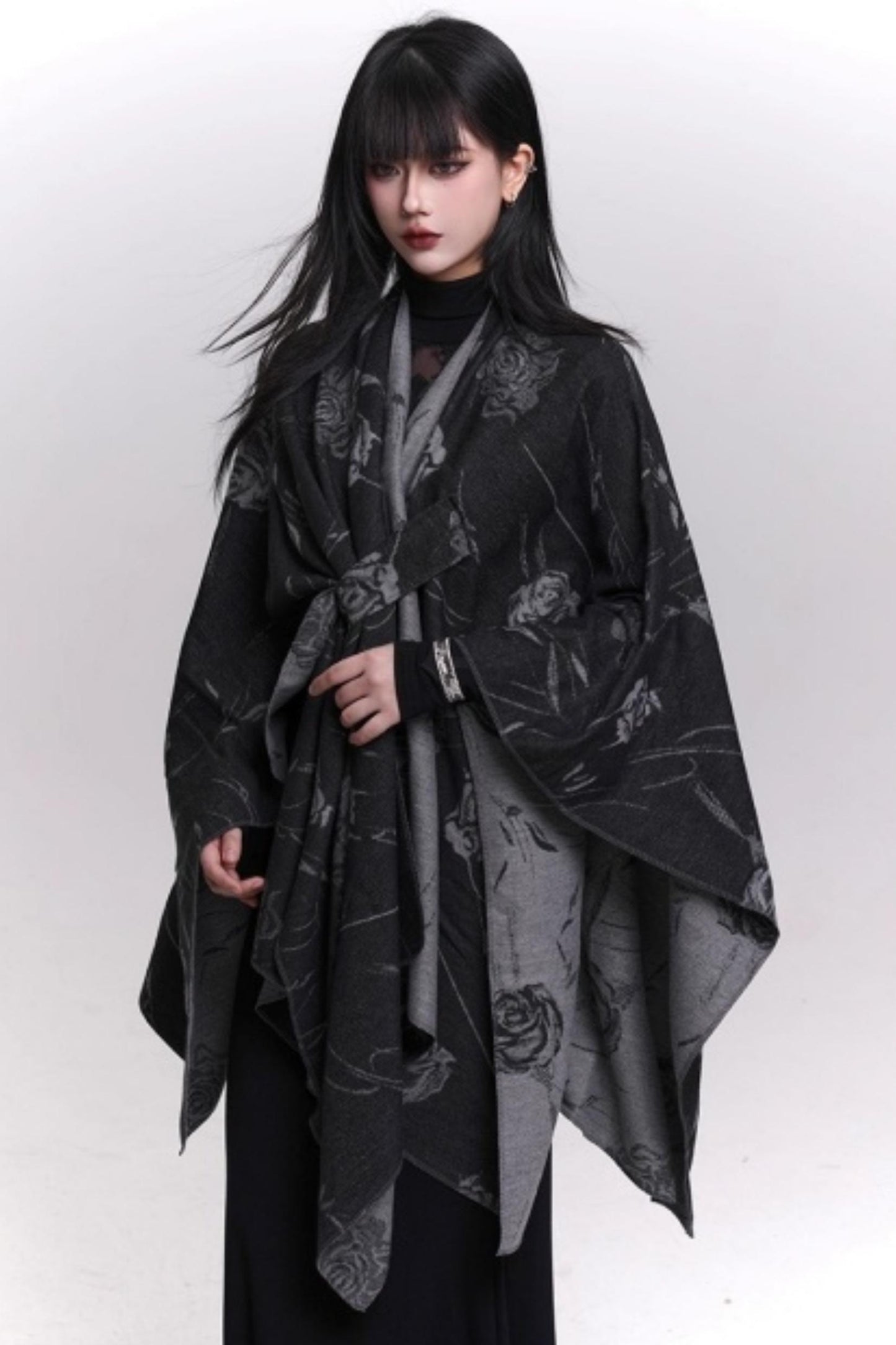 Ghost Girl Scarf Cape Shawl