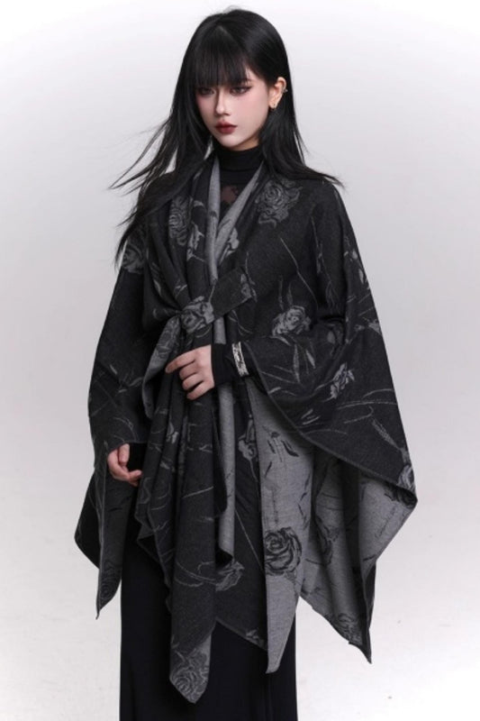 Ghost Girl Scarf Cape Shawl