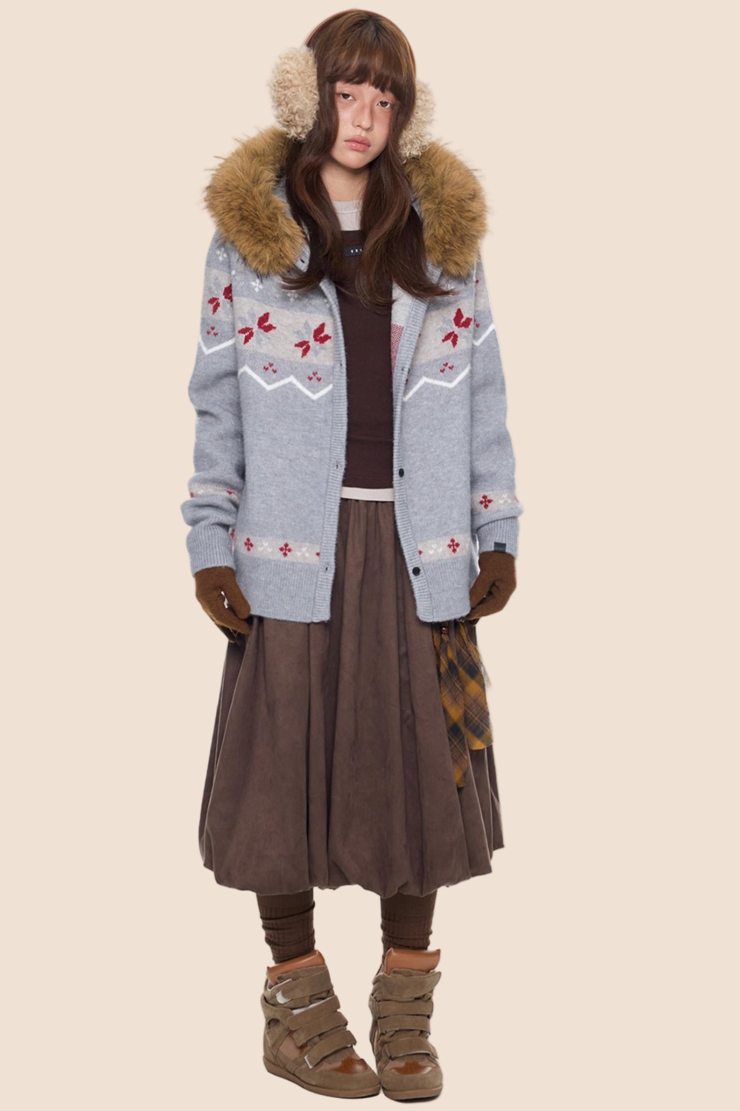 Fair Isle Sweater Jacket