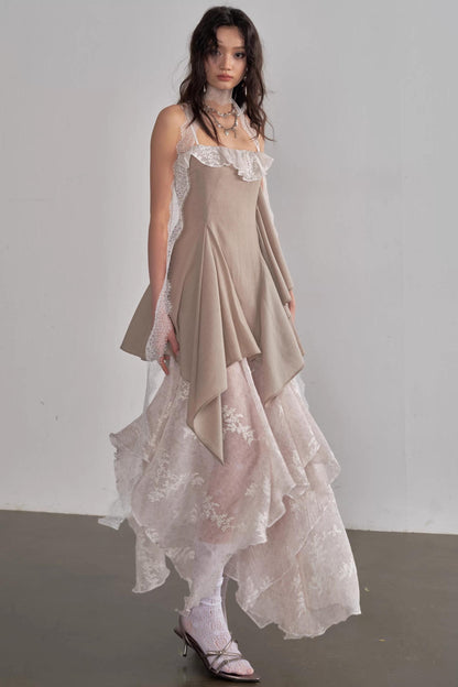 로맨틱 요정 자수 드레스