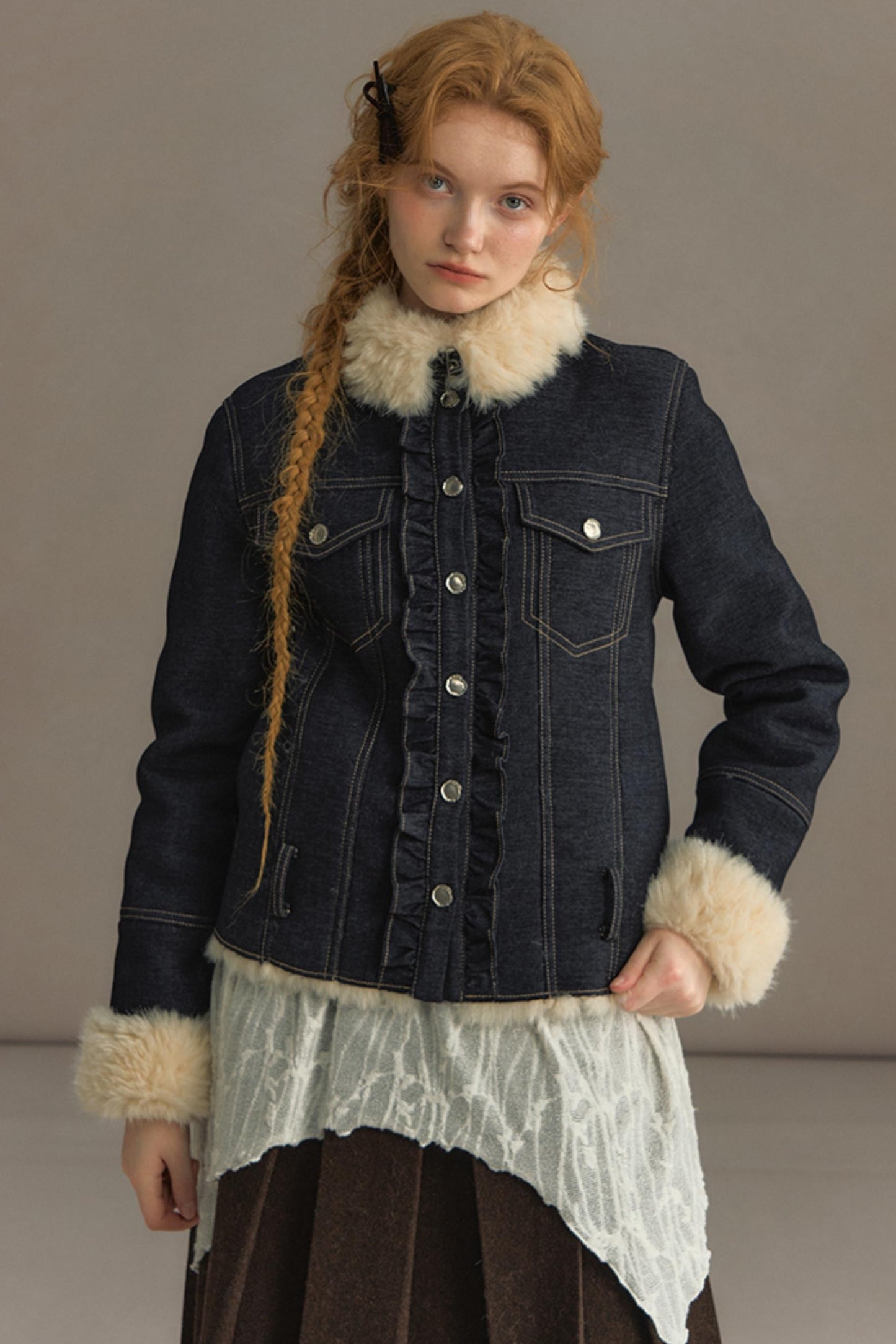 Winter Lace Fleece Jacket
