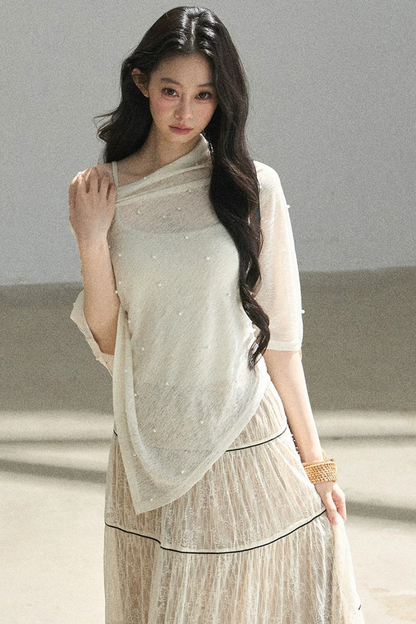 Lost Pearl Tulle Top Set-Up