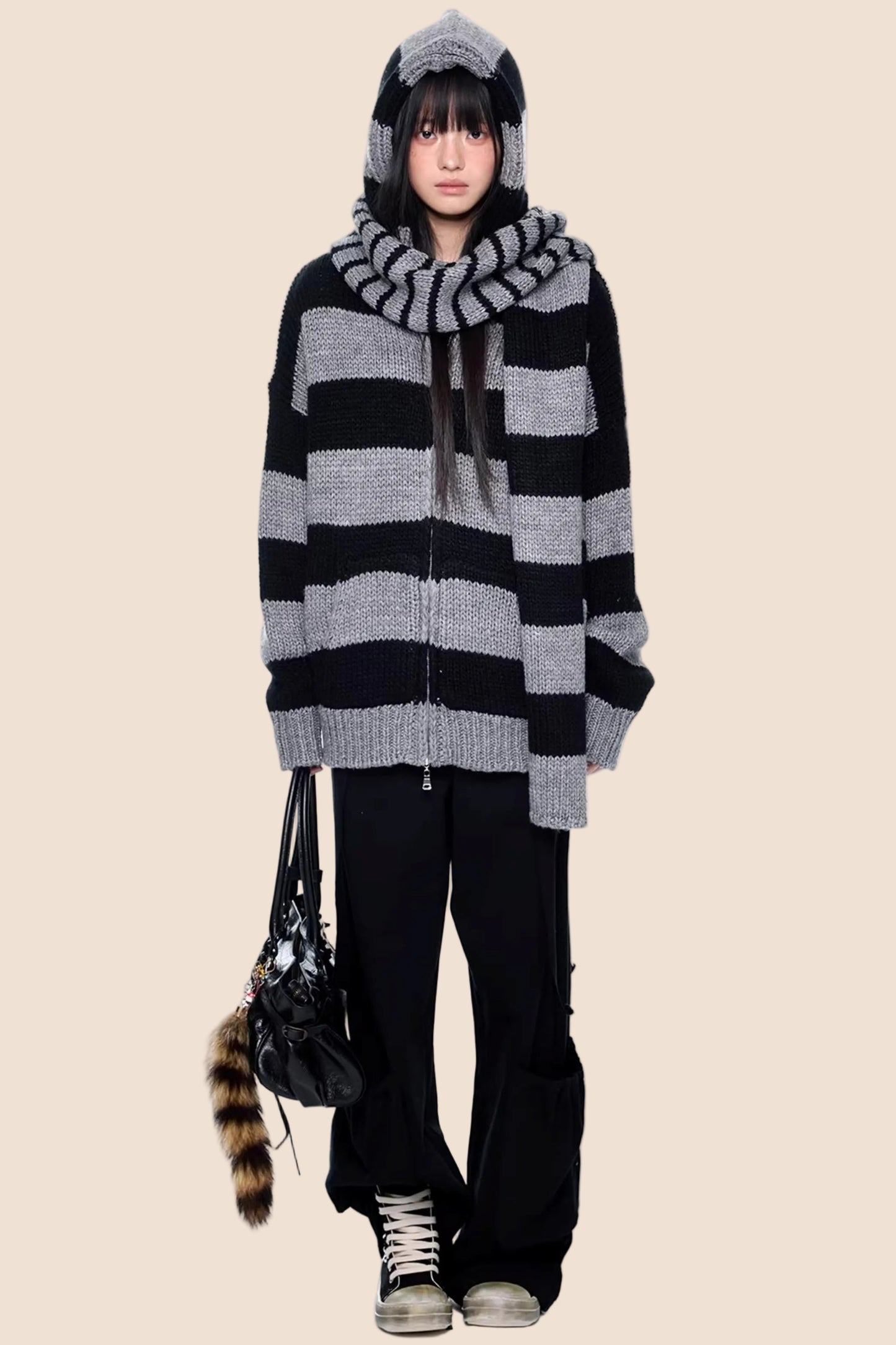 Vintage Drapey Wide-Leg Pants