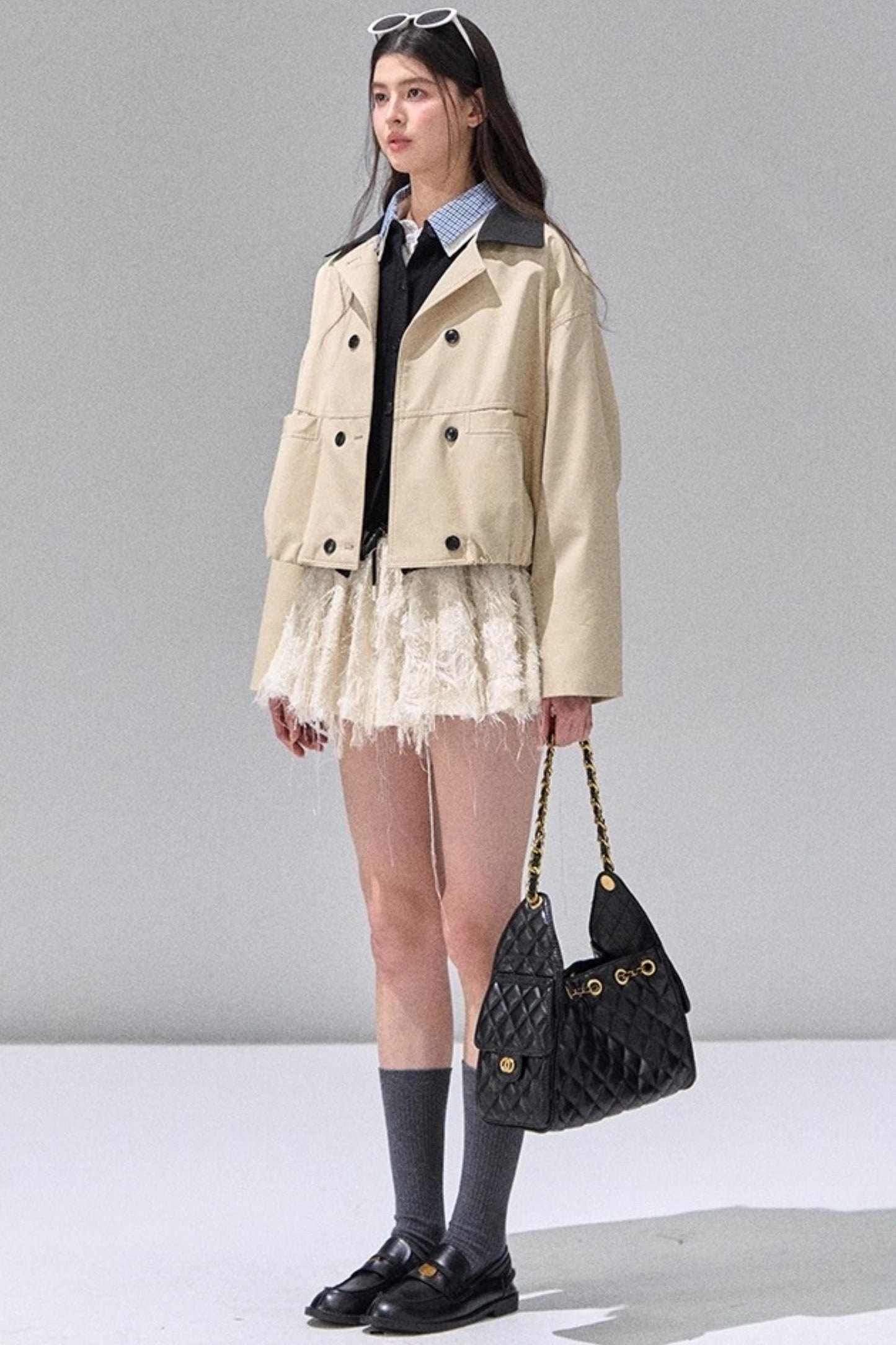 Short Petite Trench Coat