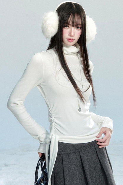 Winter Lace High Neck Top