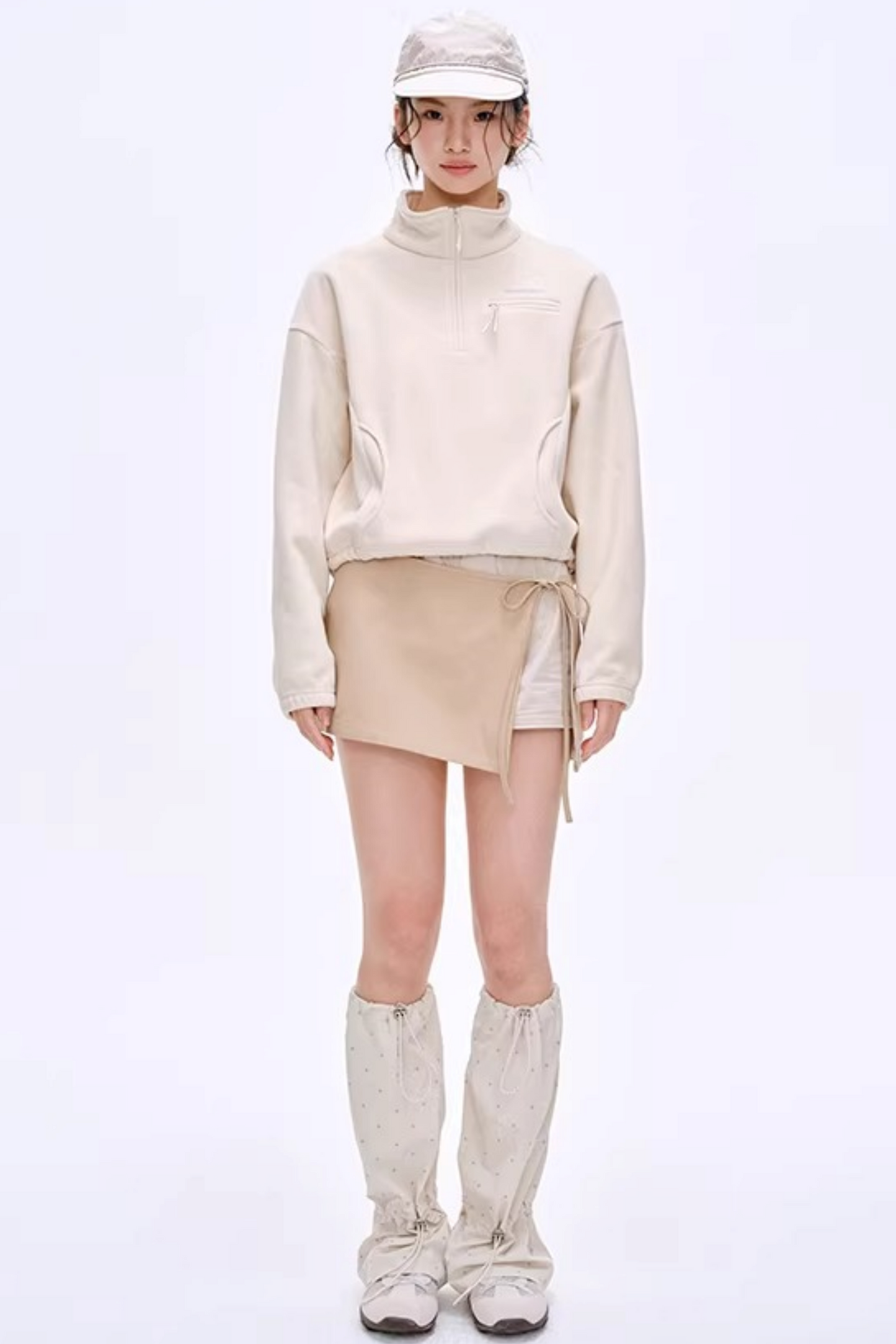 Side Slit Hip-Hugging Skirt Pants
