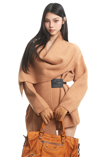 Korean Long Sleeve Knit Sweater Jacket