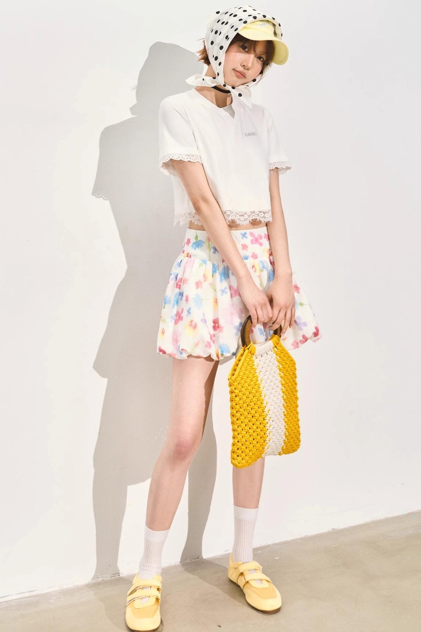 White Lace Fusion Tee