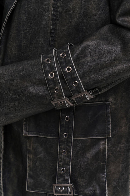 Vintage Style Leather Jacket