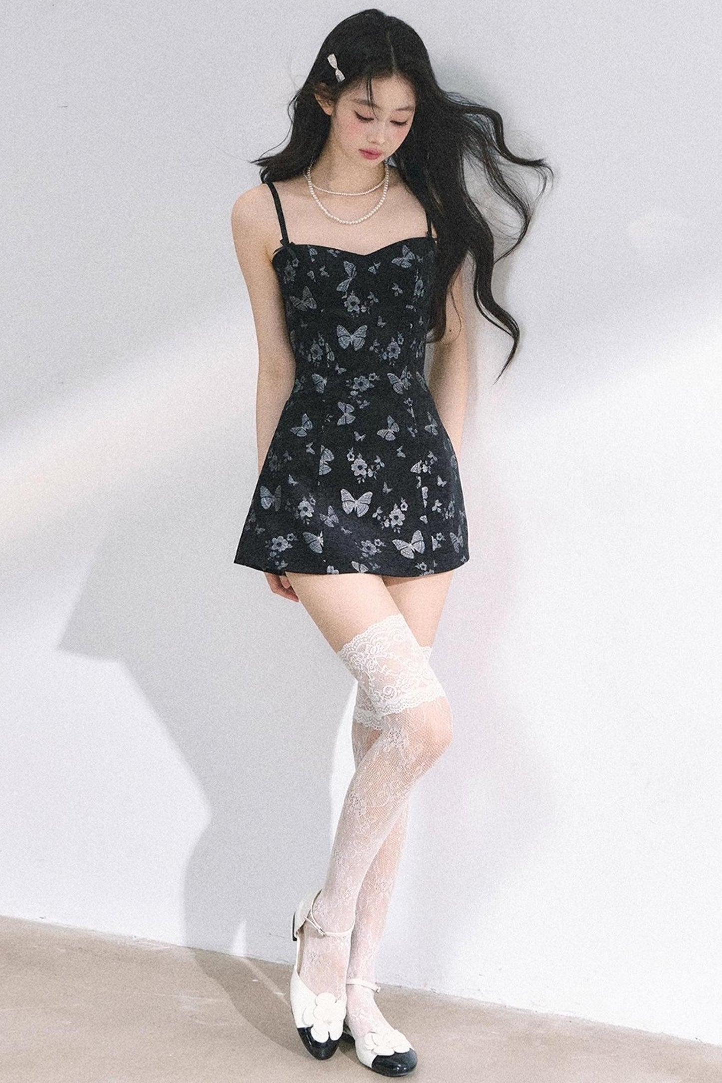 Butterfly One-Shoulder Dress