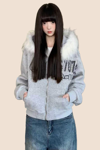 Fall Casual Zipper Jacket