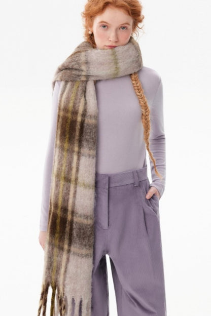 Tencel Wool Seamless Turtleneck Sweater