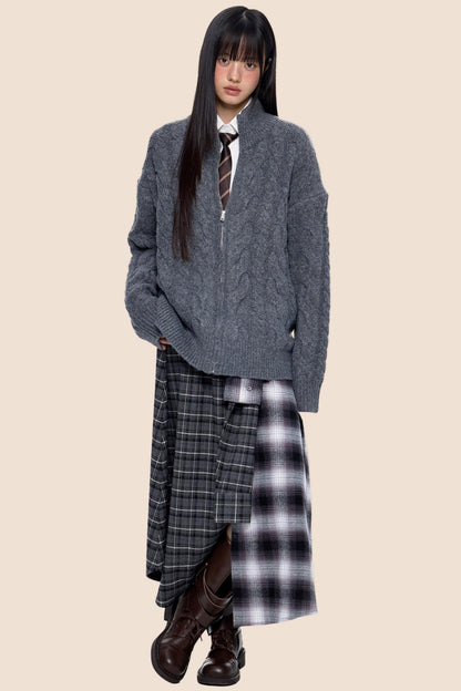 Twisted Knit Cardigan