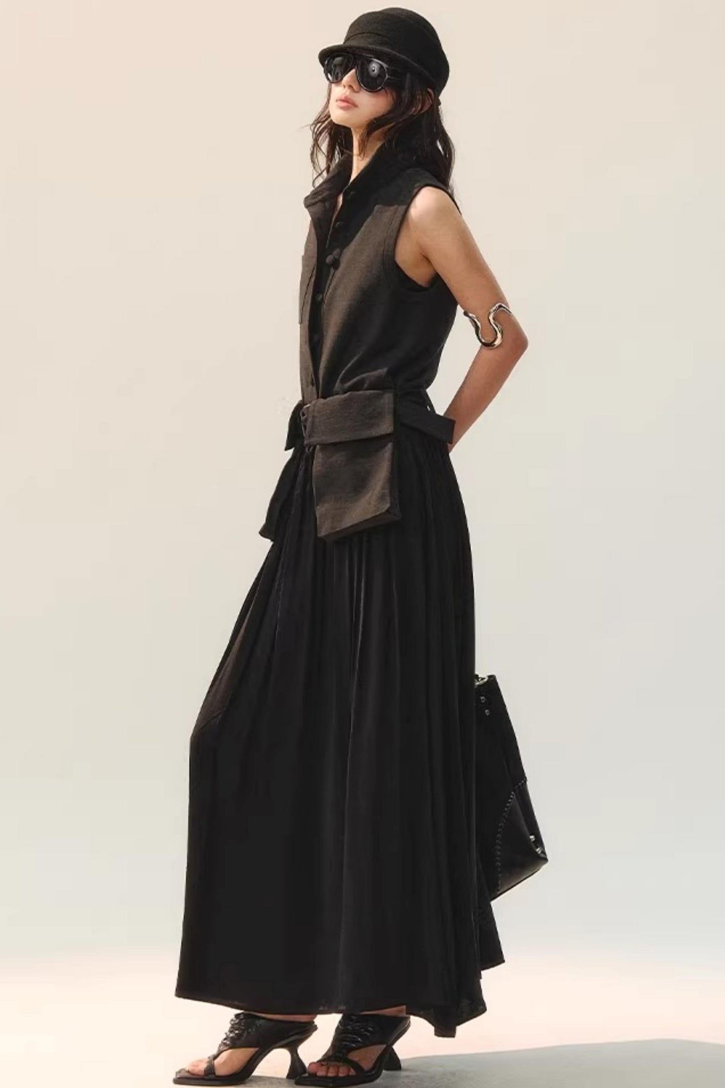 Ink Tone Rhythm Dress