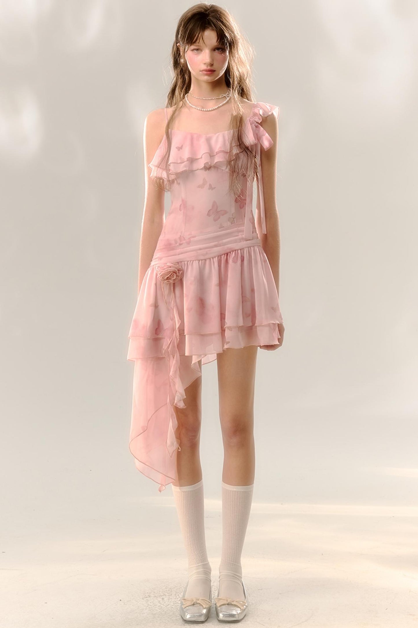 Pink Butterfly Dreams Streamer Dress