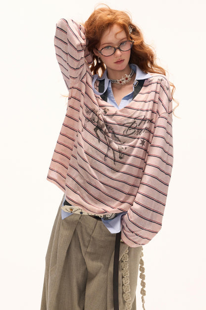 Large V-Neck T-Shirt