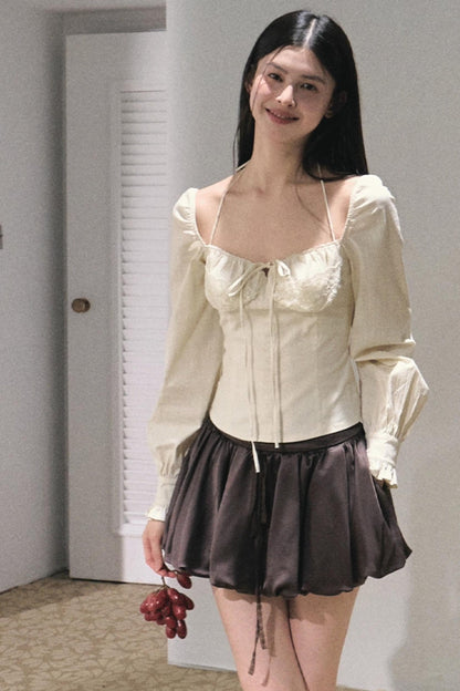 Ripe Grapes Lace Camisole Top