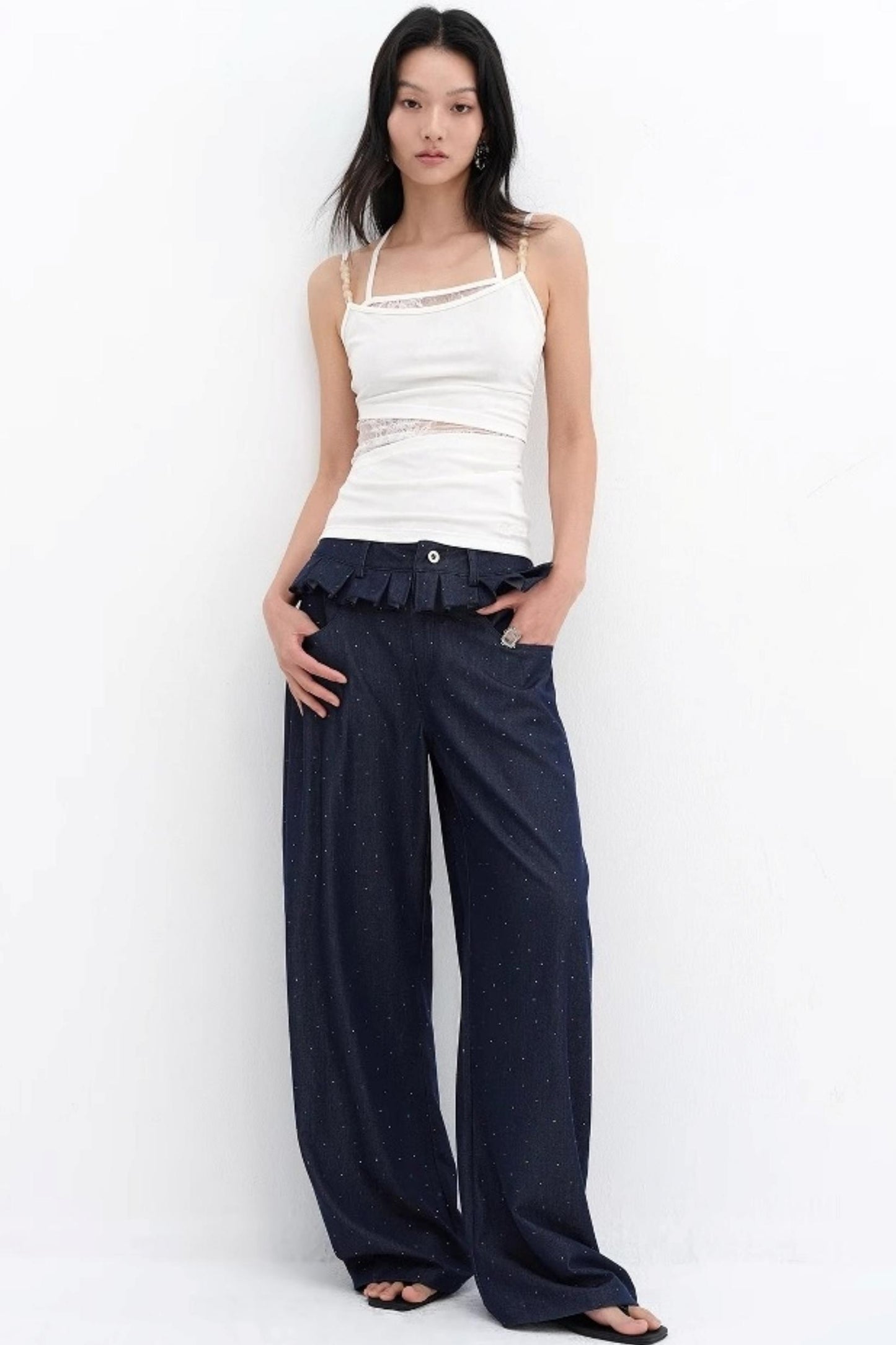 Asymmetric Bead Camisole