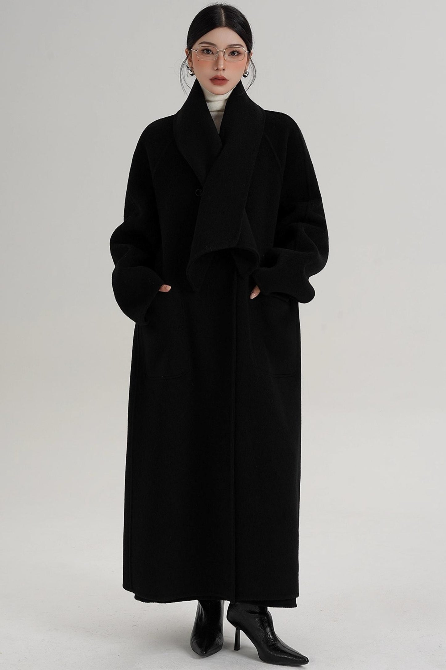 Reversible Woolen Wool Coat