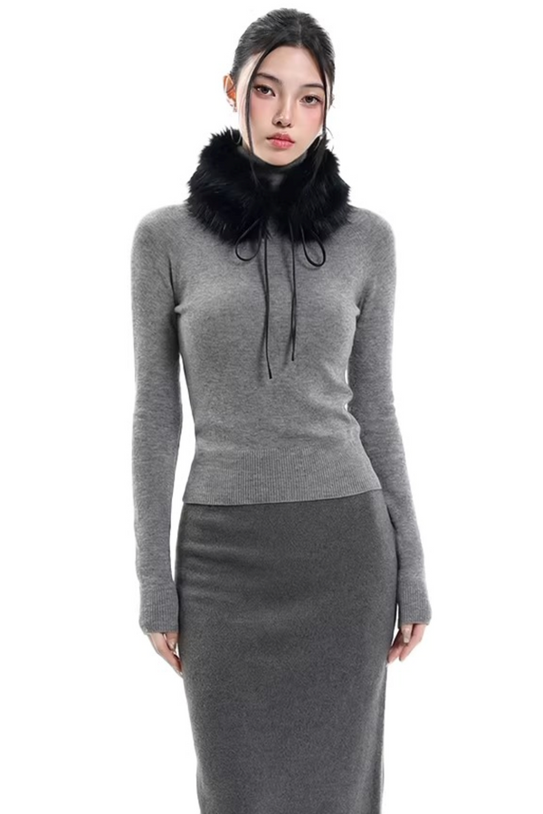 American Fox Fur Scarf