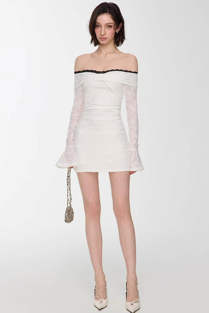 Spicy Twist One-Shoulder Dress