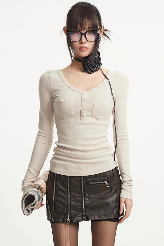 Niche Henry V-Neck T-Shirt