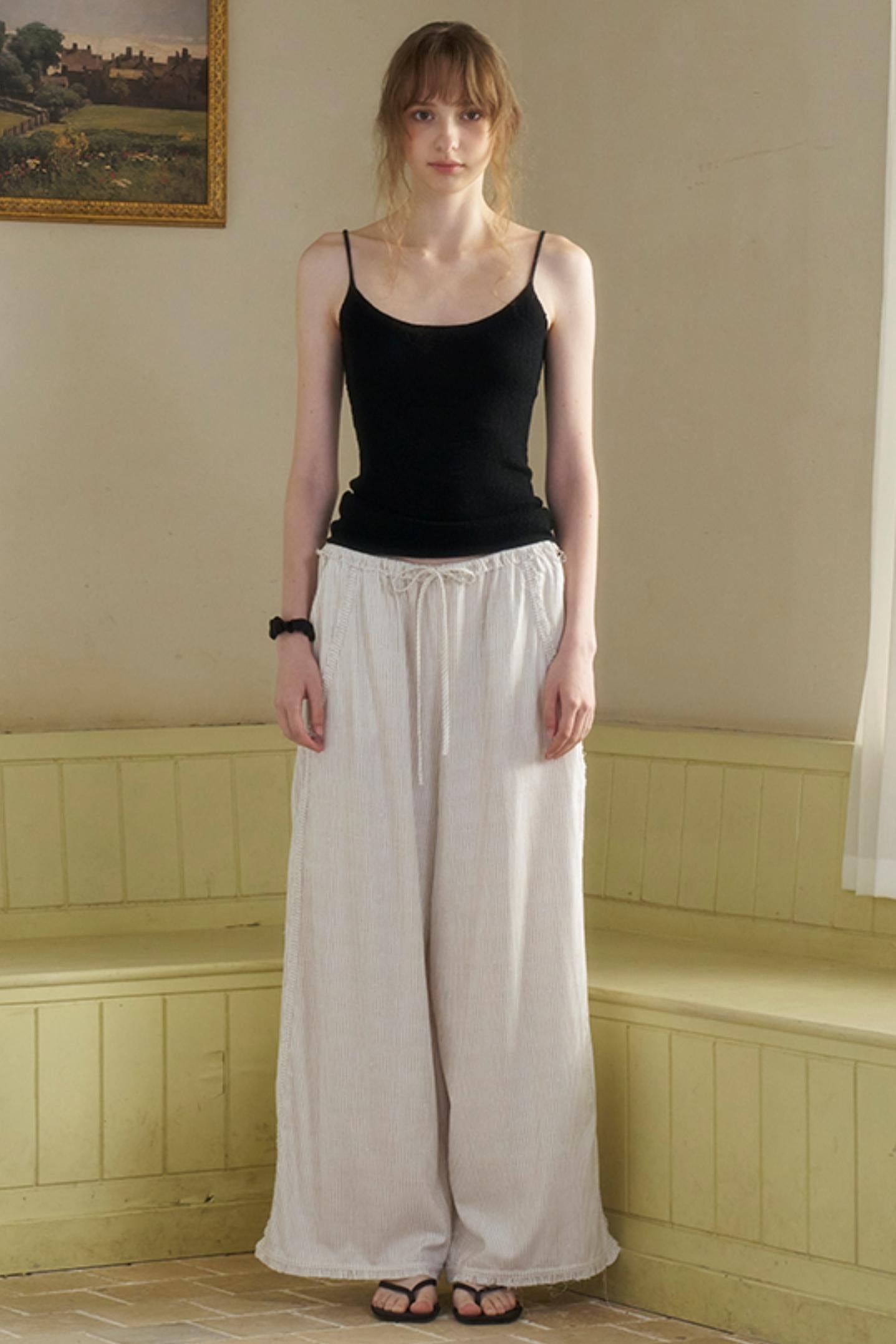 Fish Pattern Knit Camisole