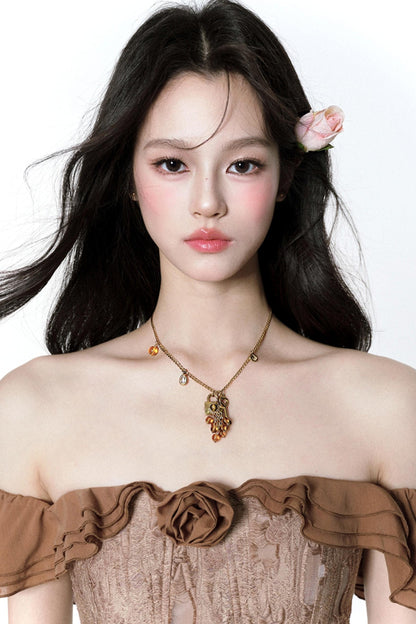 Flow Long Pendant Necklace