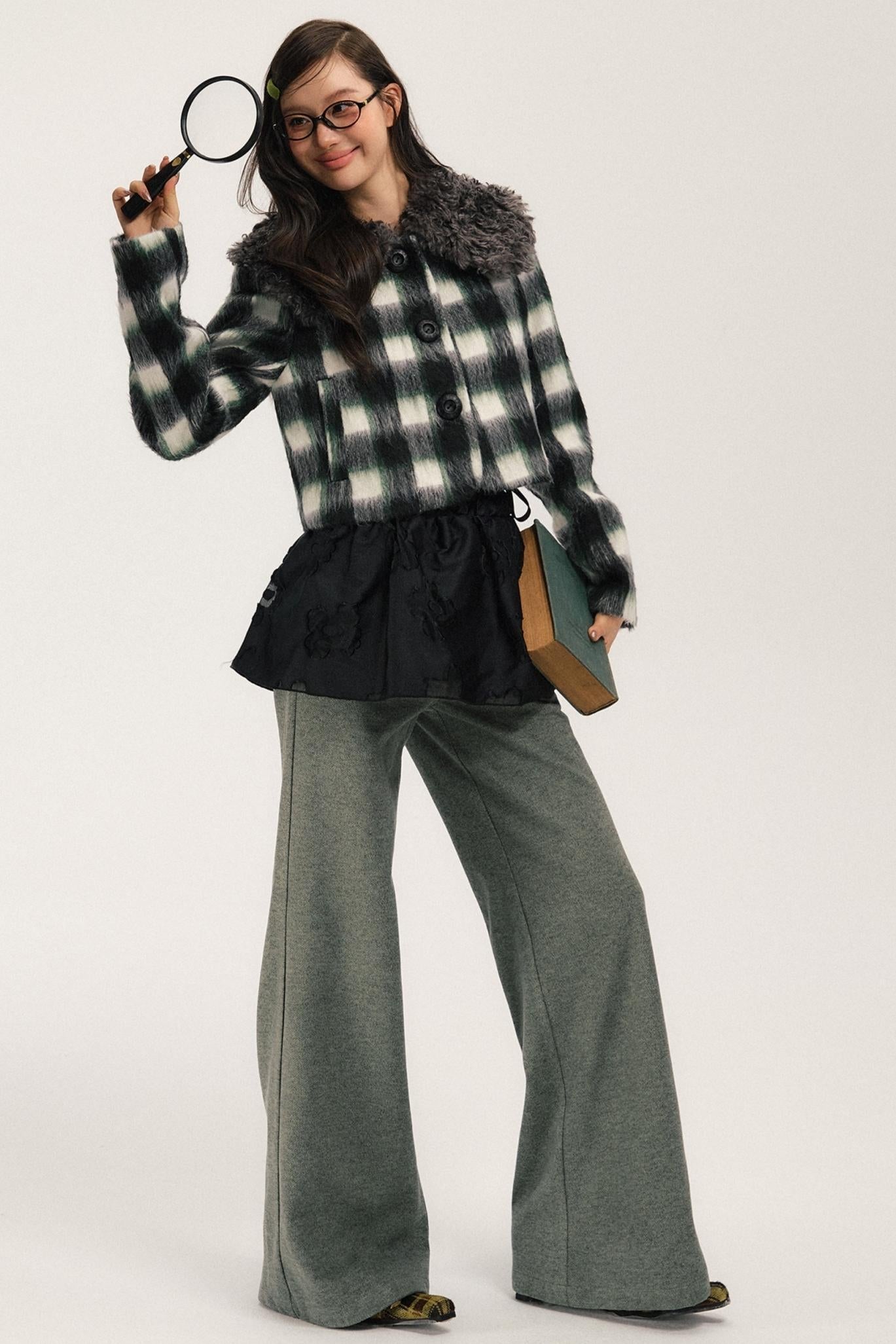 Versatile Lace-up Waist Skirt