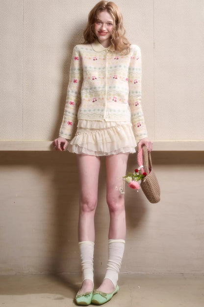 Rainbow Fair Isle Cozy Sweater