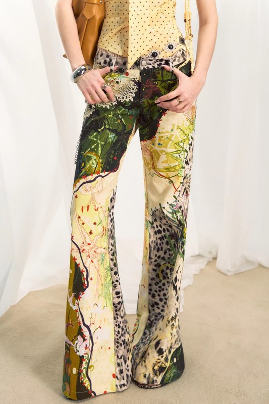 Dark Moon Leopard Print Pants