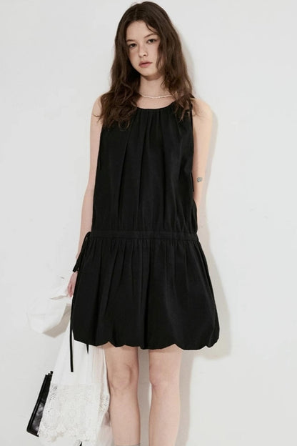 Three-Dimensional Halter Dress