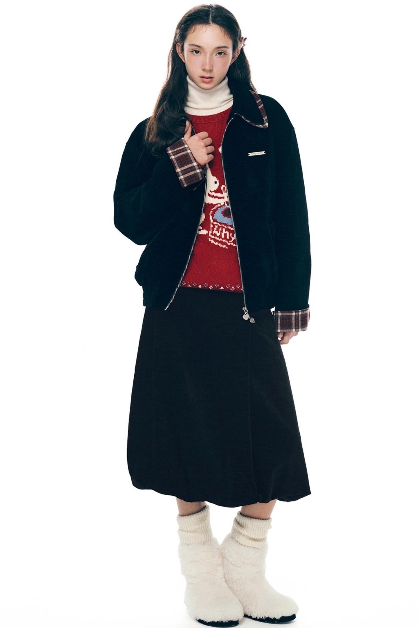 Bouquet Weaving Floral Skirt