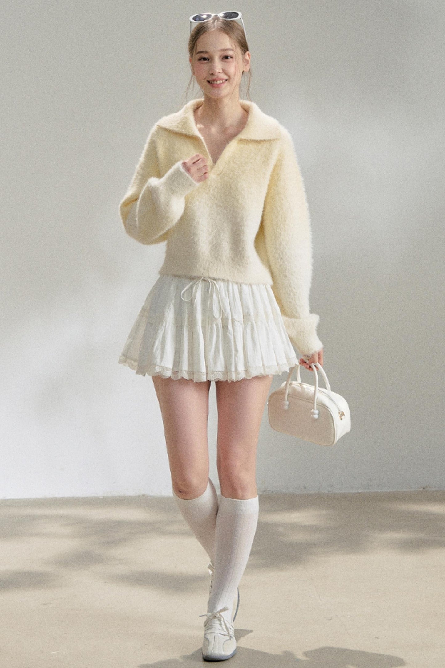 Soft Gradient Mohair Sweater