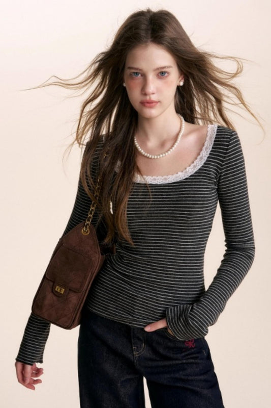 Romantic Lace Patchwork Top