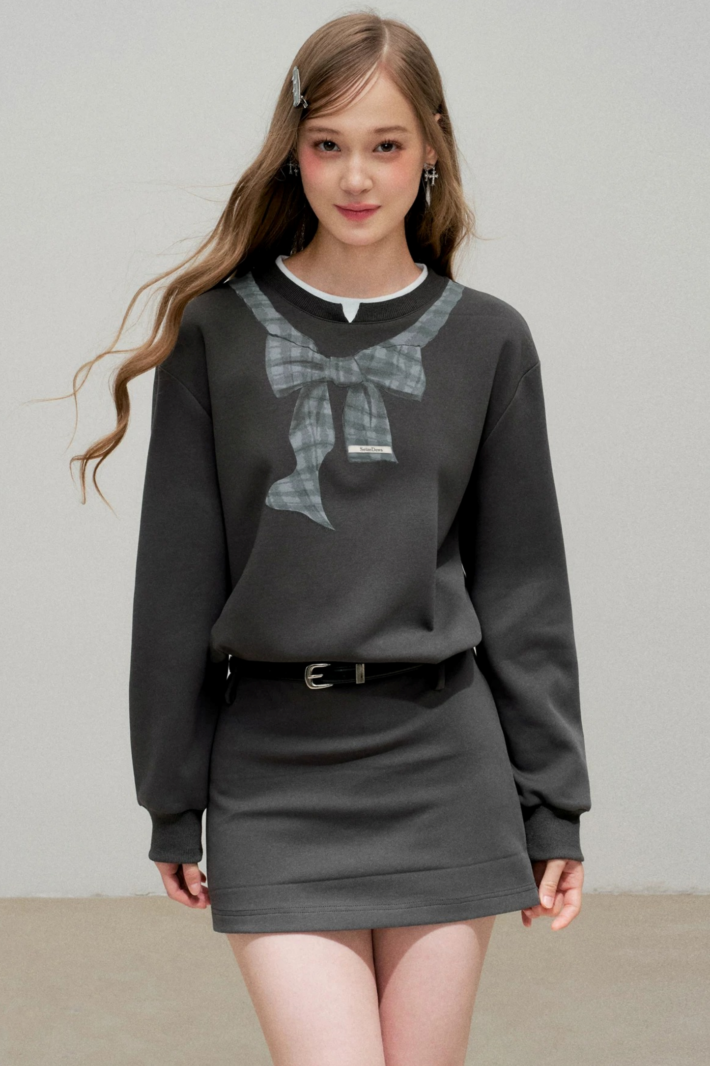 Printed Hoodie Dress