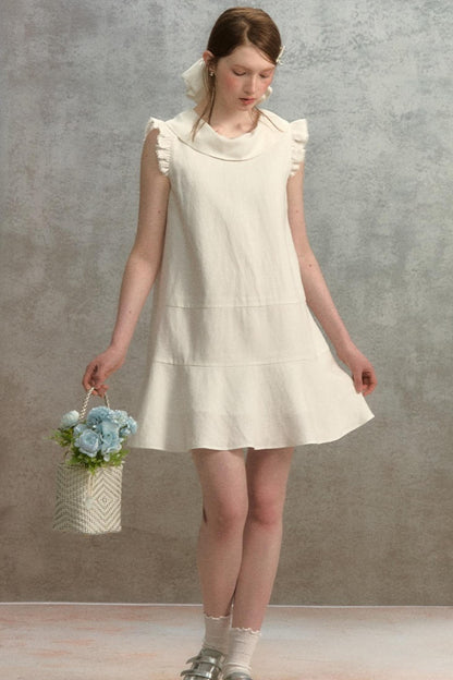 Fly Sleeves Lace Dress