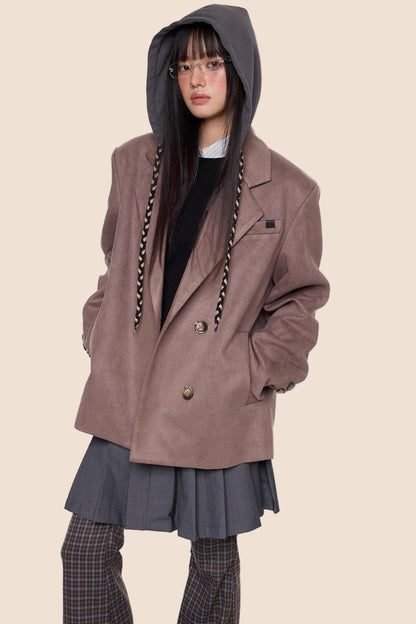 American Vintage Hooded Blazer