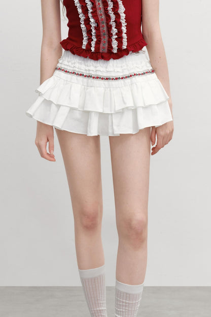 Vintage Embroidered Half Skirt