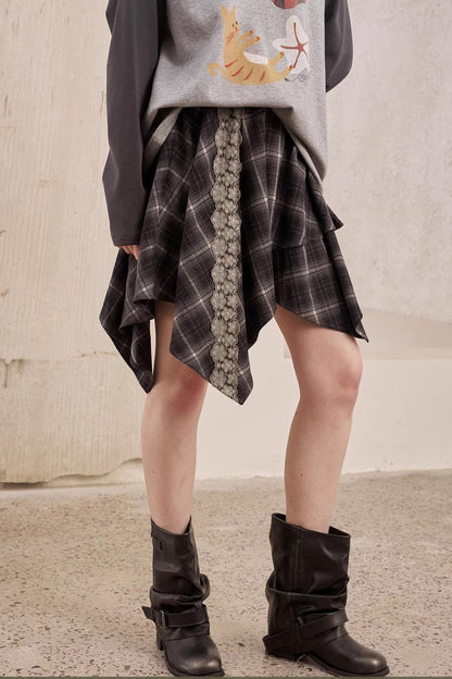 New Fall A-Line Short Skirt