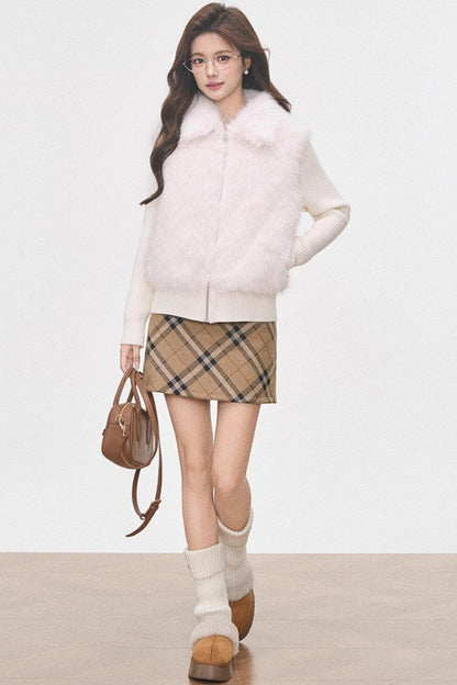 Warm Knitted Cotton Padded Jacket Set-Up