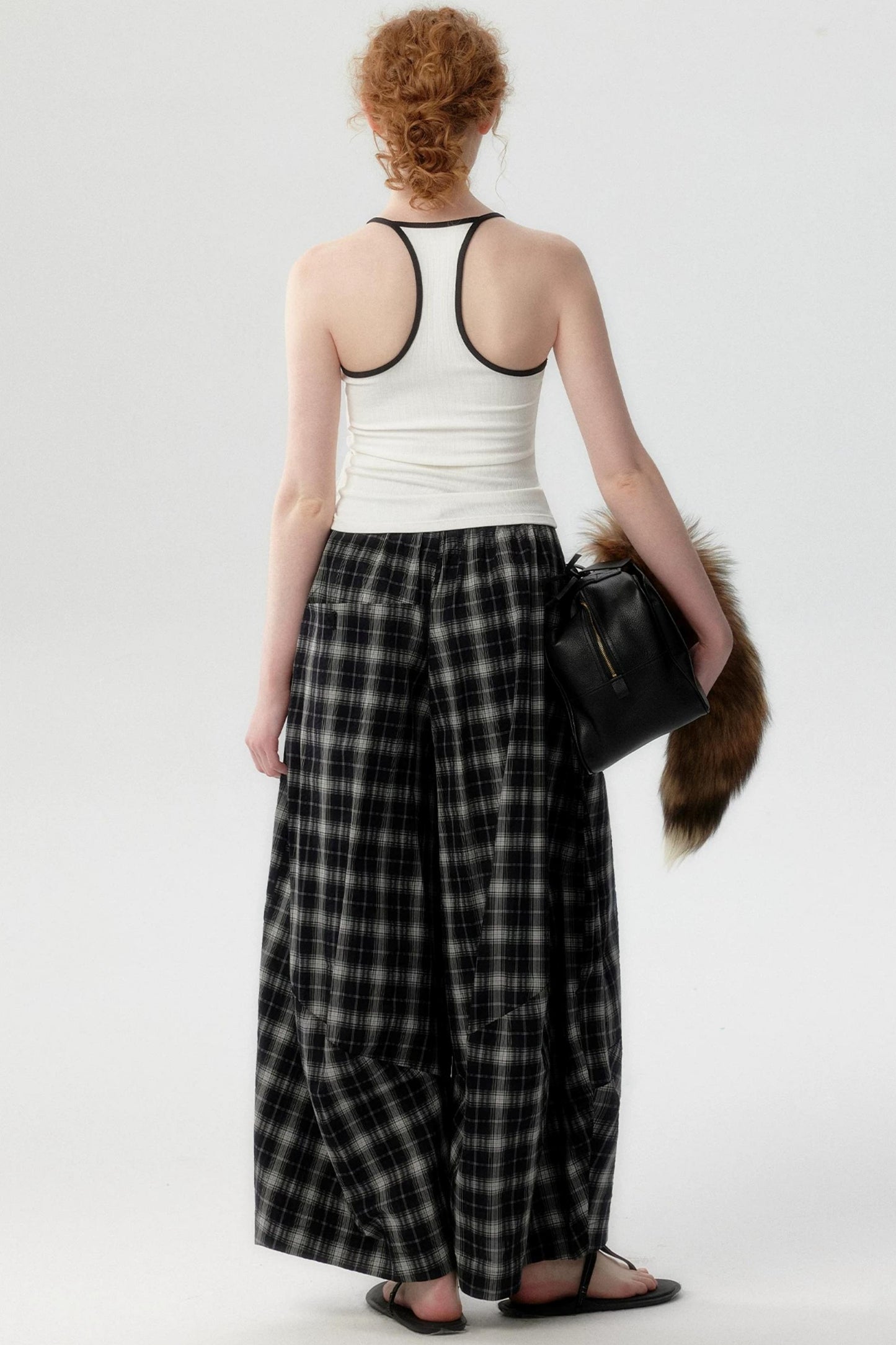 Silk Contrasting Stitch Camisole