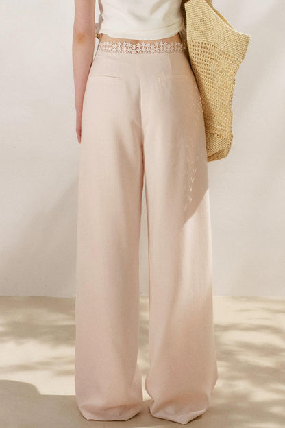 Tencel Linen Lace Pants